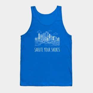 Salute Your Shorts Camp Illustration Tank Top